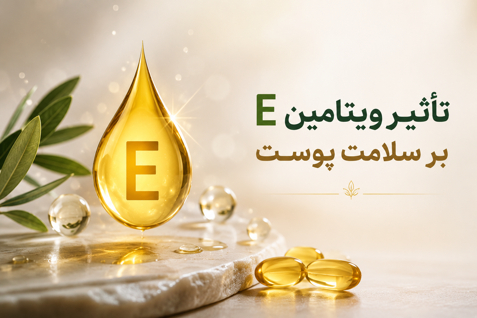 تأثیر ویتامین E بر سلامت پوست | فواید، خواص و نقش آن در مراقبت از پوست